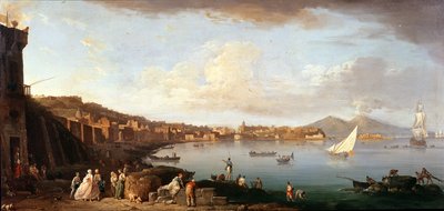 北からのナポリ湾 作： Claude Joseph Vernet